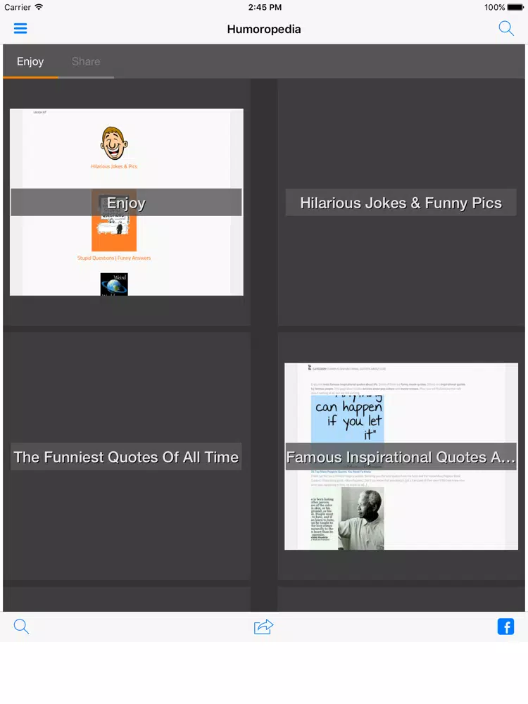Humoropedia: Laugh At Best Jokes, Funny Quotes, Hilarious Pictures, And Memes iPad Screenshots