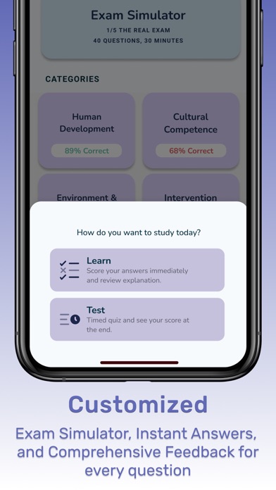 ASWB 2024 Exam Prep Practice Screenshots