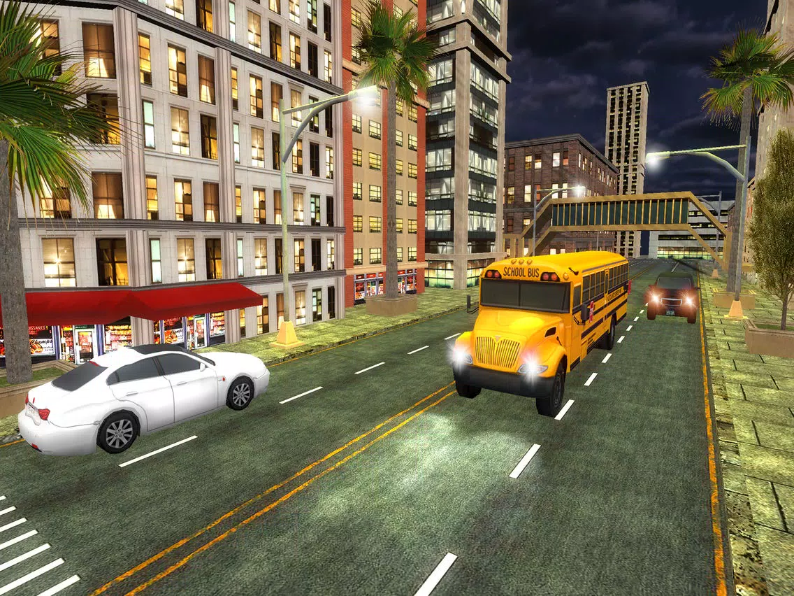 High School Bus Driver - City Bus Simulator 2017 iPad Screenshots