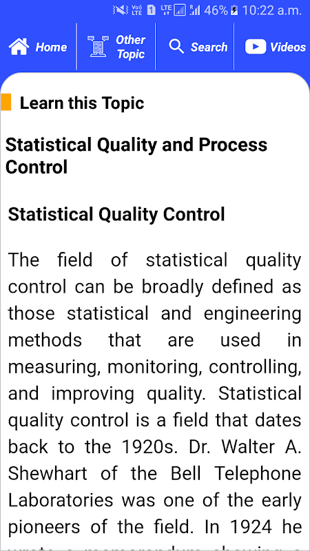 Quality Control Engineering Screenshots