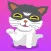 Cat stickers set