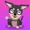 Dog stickers set