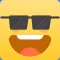 Emoticon stickers set