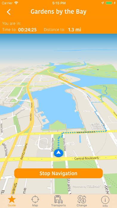 Singapore Map and Travel Guide Screenshots