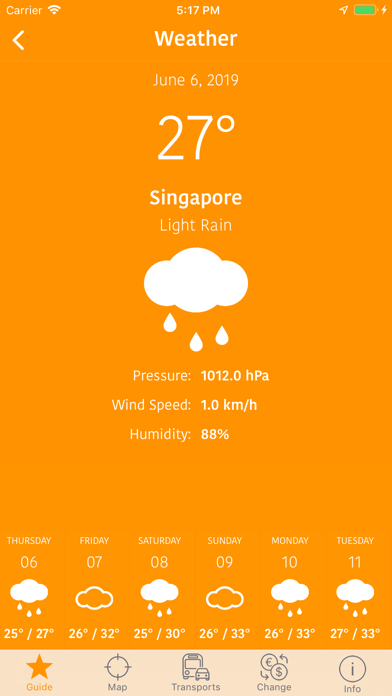 Singapore Map and Travel Guide Screenshots