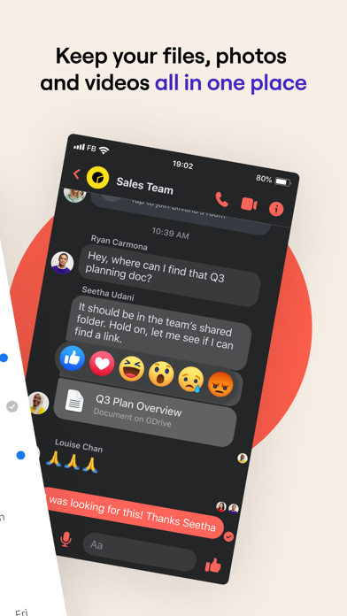 Workplace Chat from Meta Screenshots