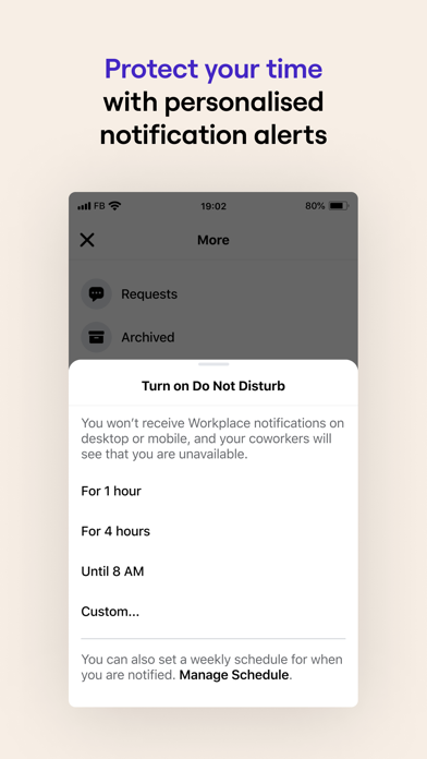 Workplace Chat from Meta Screenshots