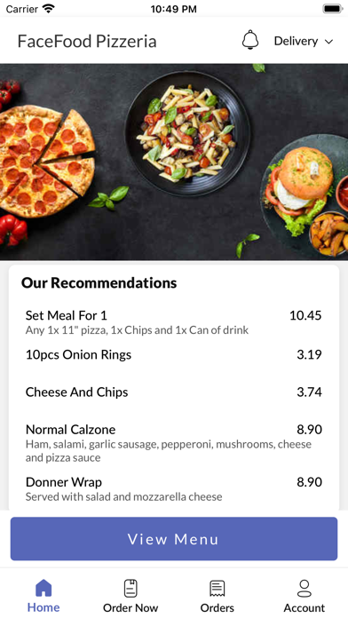 FaceFood Pizzeria Screenshots