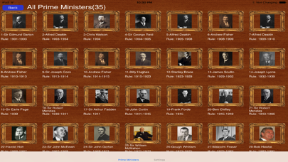 Australian Prime Ministers Screenshots