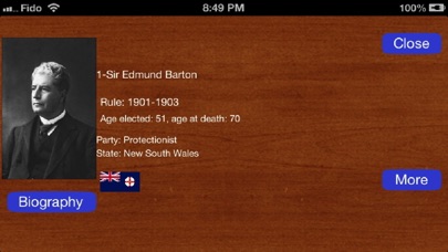 Australian Prime Ministers Screenshots