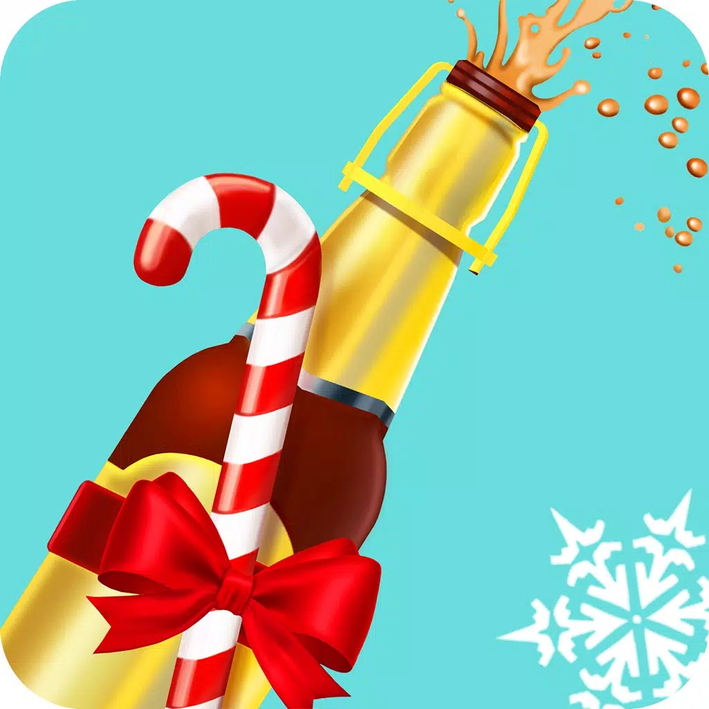 Winter Bottle Flip: Champagne Winter Bottle Flip: Champagne