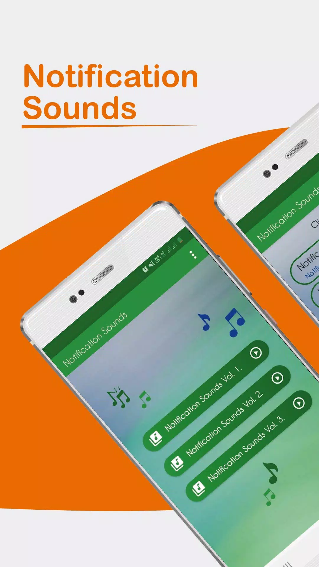 Tangkapan layar Notification Sounds. tones