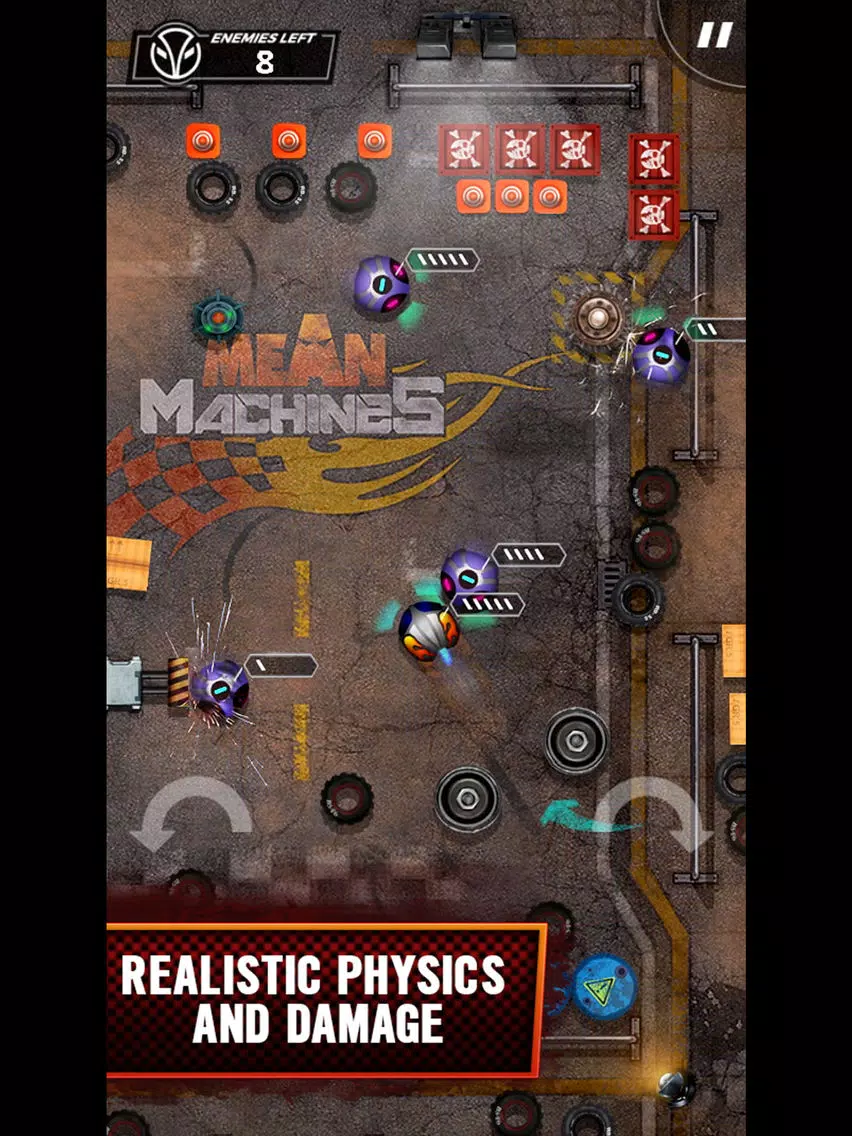 Ảnh chụp màn hình của Mean Machines Demolition Derby iPad 
