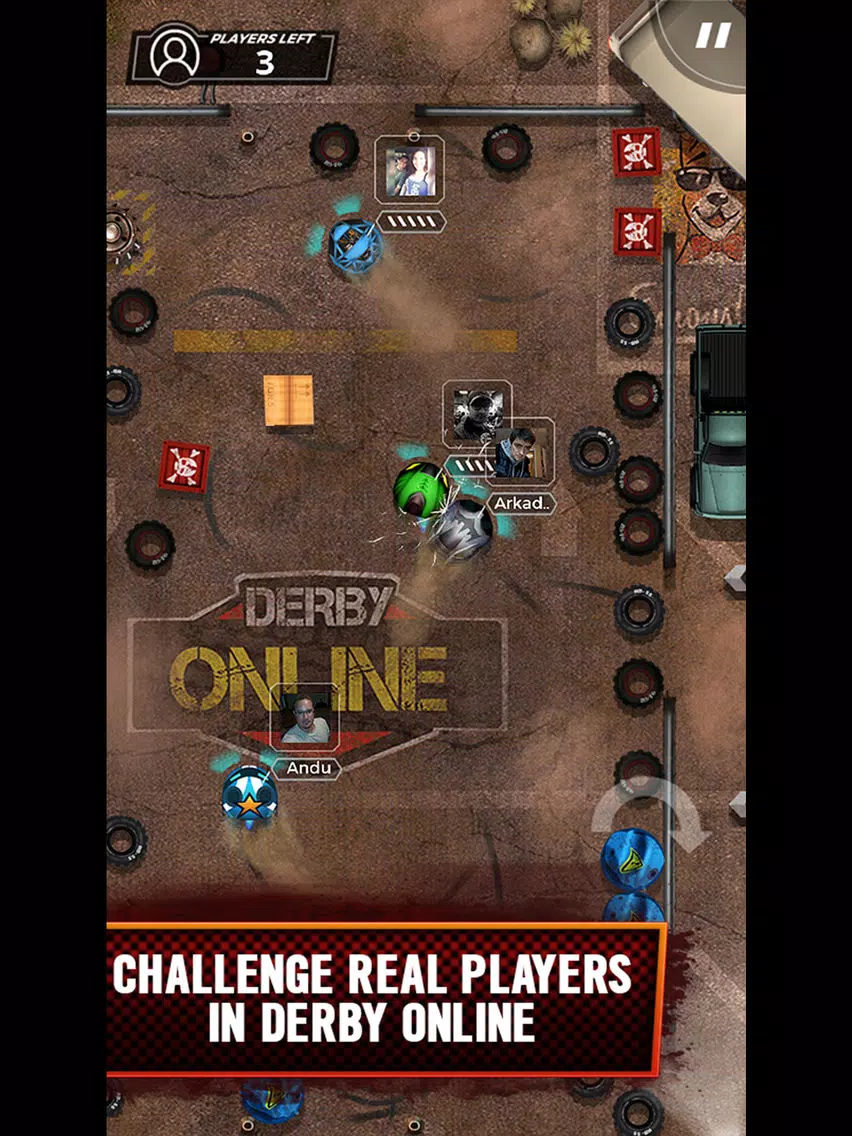 Ảnh chụp màn hình của Mean Machines Demolition Derby iPad 