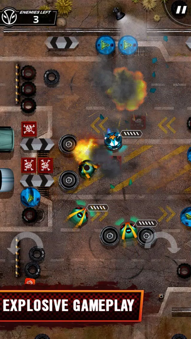 Ảnh chụp màn hình của Mean Machines Demolition Derby