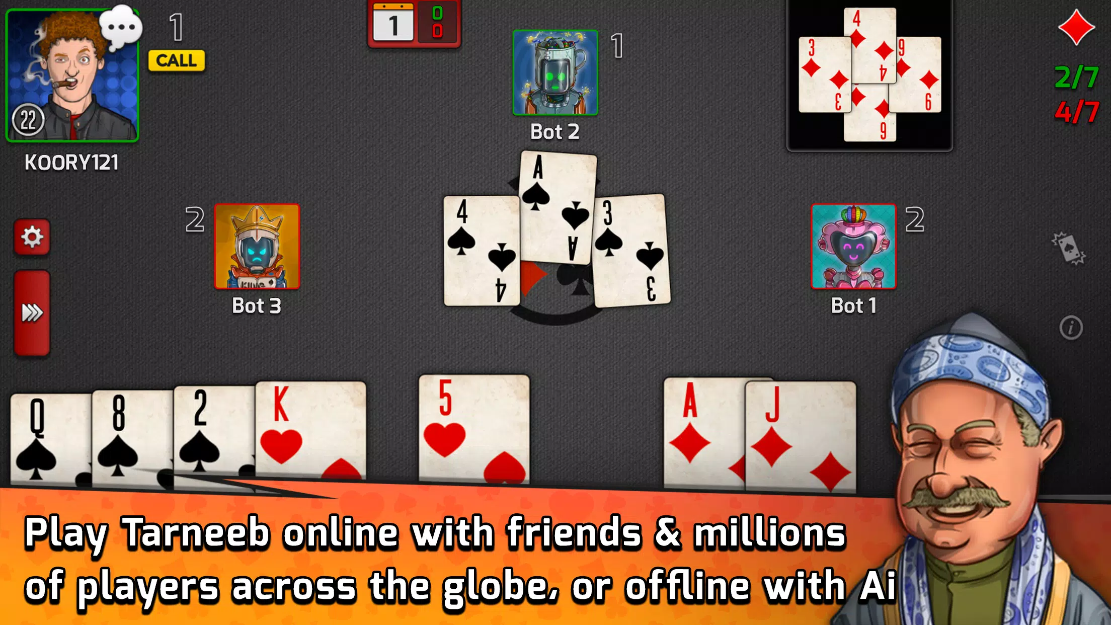 Pocket Tarneeb Screenshots