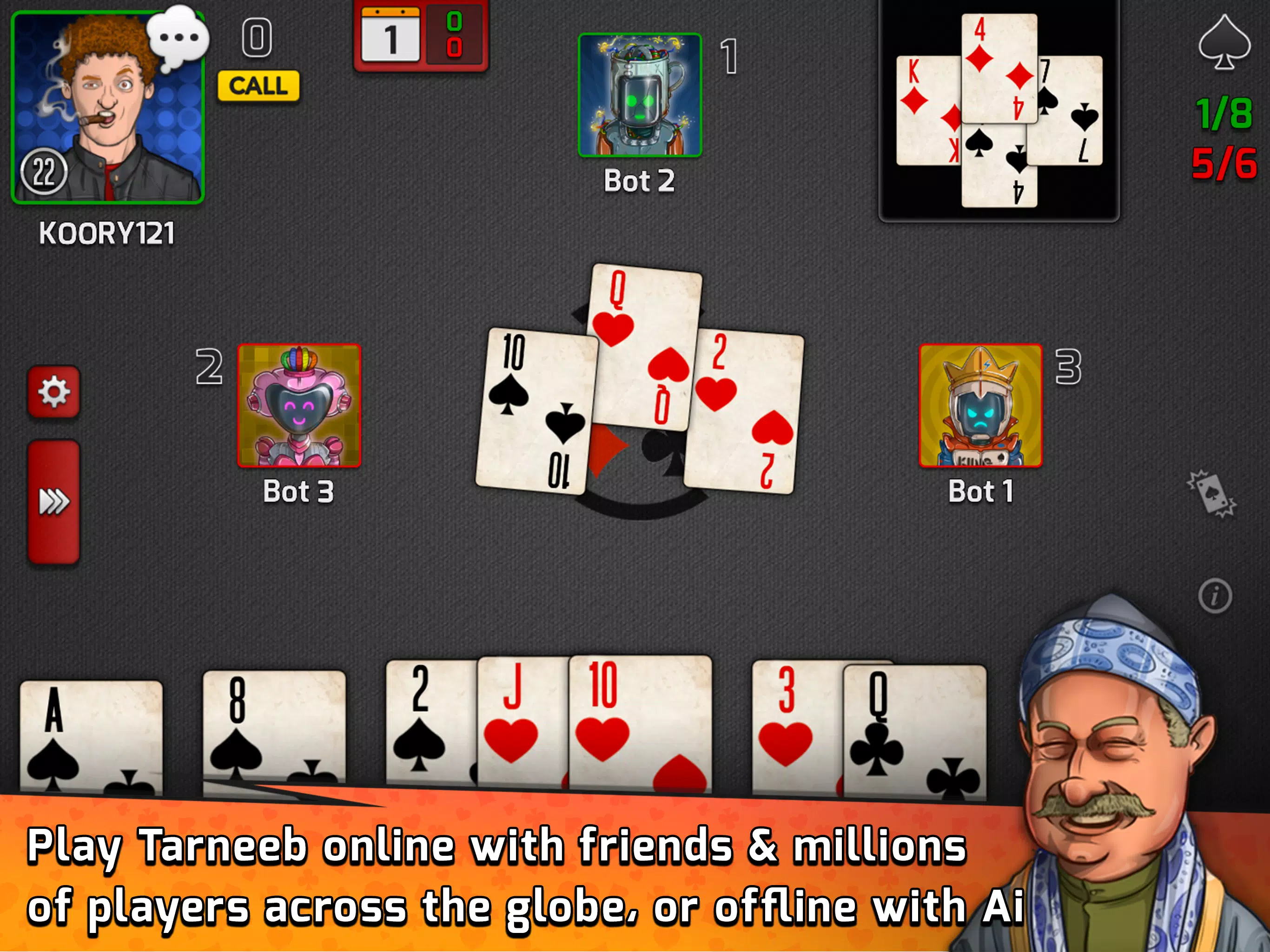 Pocket Tarneeb Screenshots