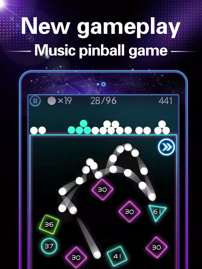 Music Ball -Falling Ballz game iPad Screenshots