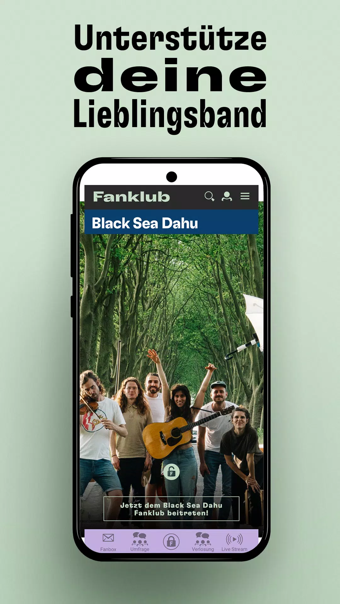 Ảnh chụp màn hình của Fanklub