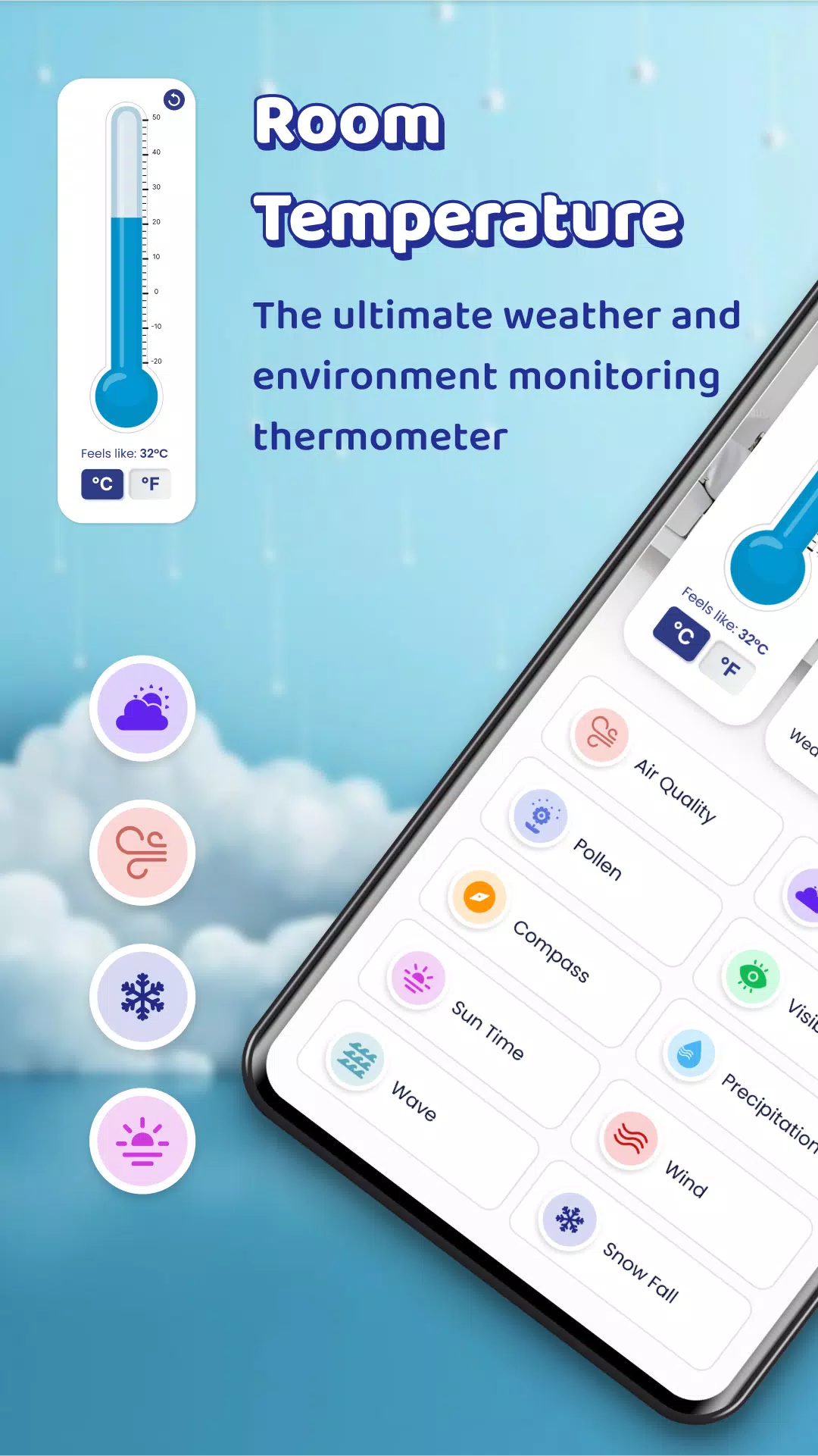 Room Temperature Thermometer Screenshots