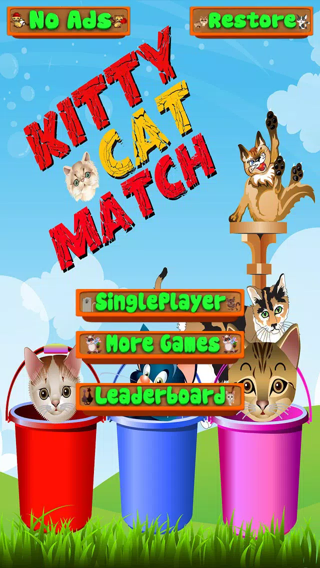 Kitty Cat Match - Connect Three Animal Puzzle Fun Screenshots