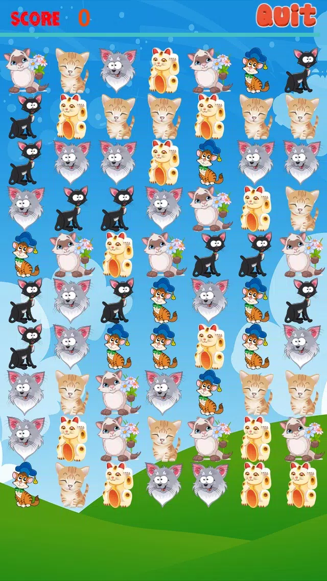 Kitty Cat Match - Connect Three Animal Puzzle Fun Screenshots