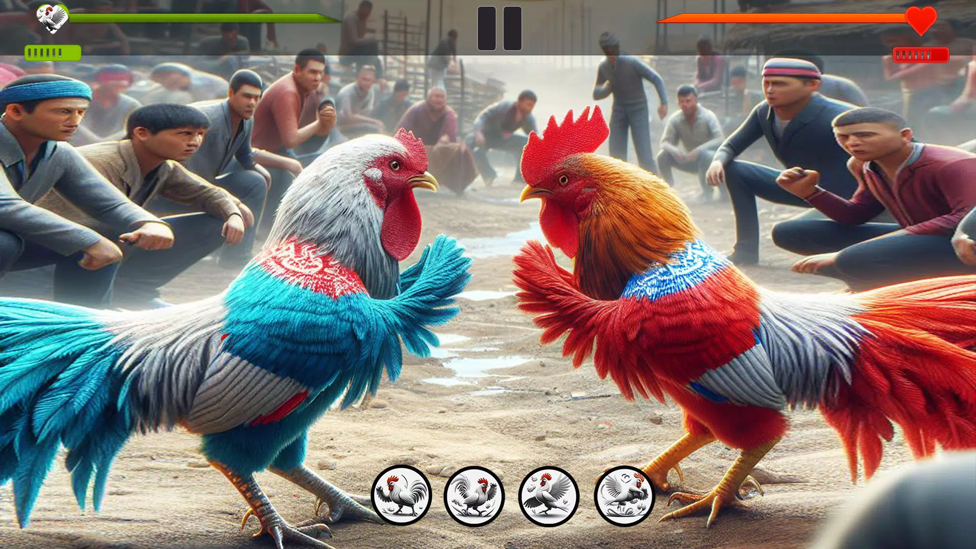 Farm Rooster Fighting Chicks 1 Screenshots