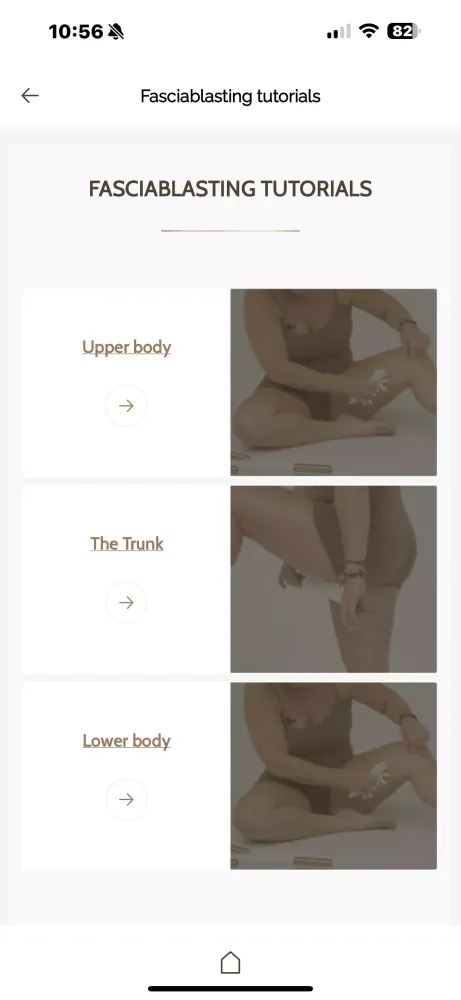 The Fascia App Screenshots
