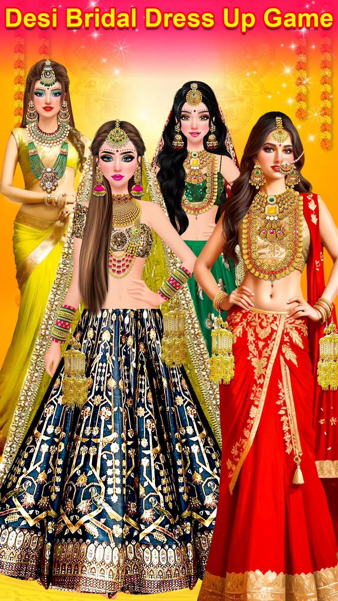 Desi Bridal Dress up Games Screenshots