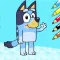 Bluey Coloring Book