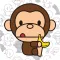 e-Sal Monkey AR明信片卡片