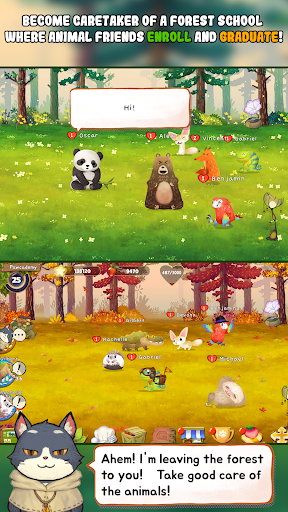 Capturas de tela do Animal Forest : Fuzzy Seasons