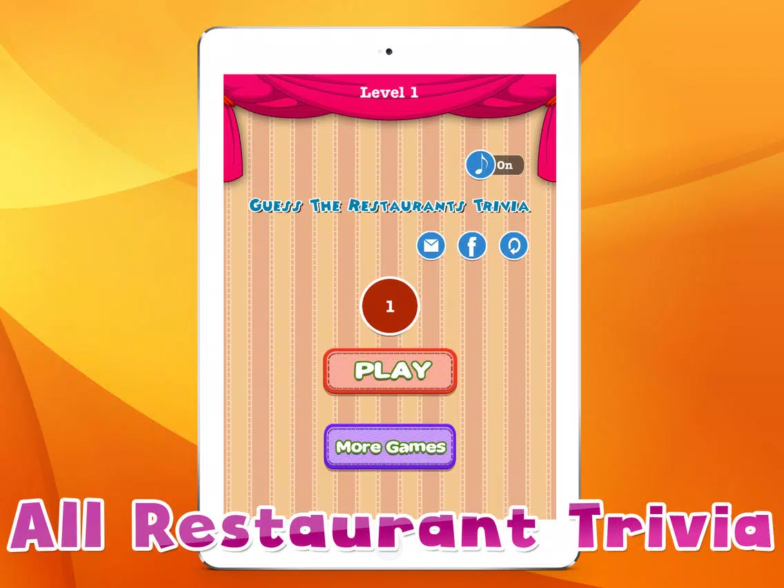 Guess The Restaurant Trivia Quiz - What’s The Restaurant Pics Guess And solve words It!!! iPad Screenshots
