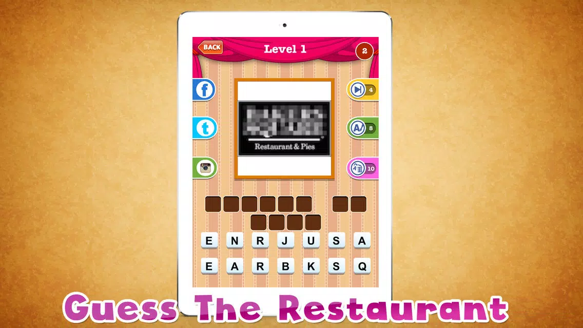 Guess The Restaurant Trivia Quiz - What’s The Restaurant Pics Guess And solve words It!!! Screenshots