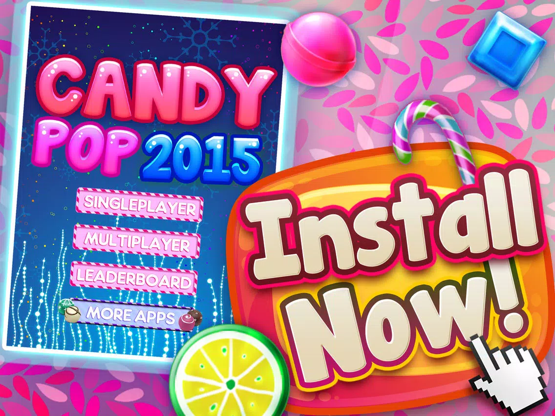 Candy Pop Shooter 2015 - Match 3 Soda Bubbles Game For Pandas HD FREE iPad Screenshots