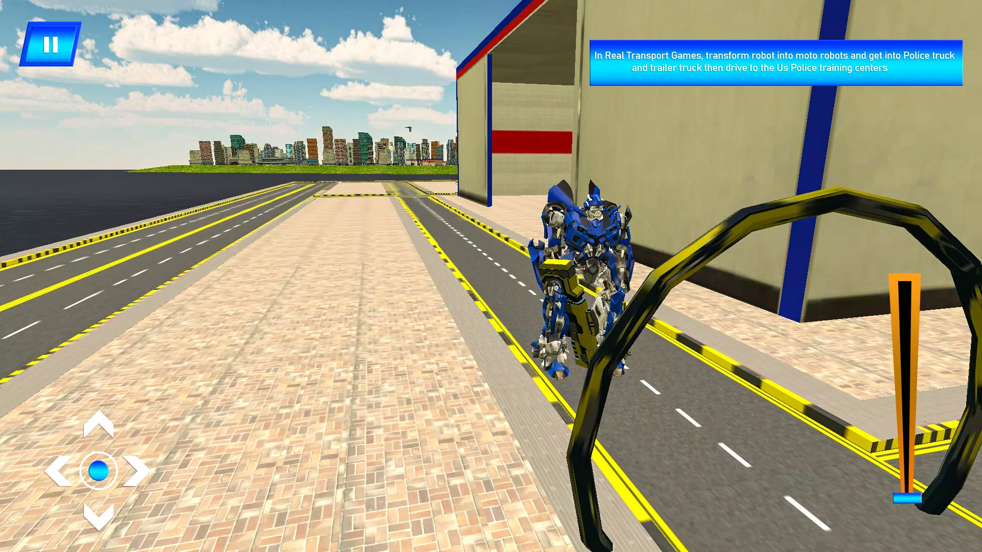 Police Robot Transport Games 스크린샷