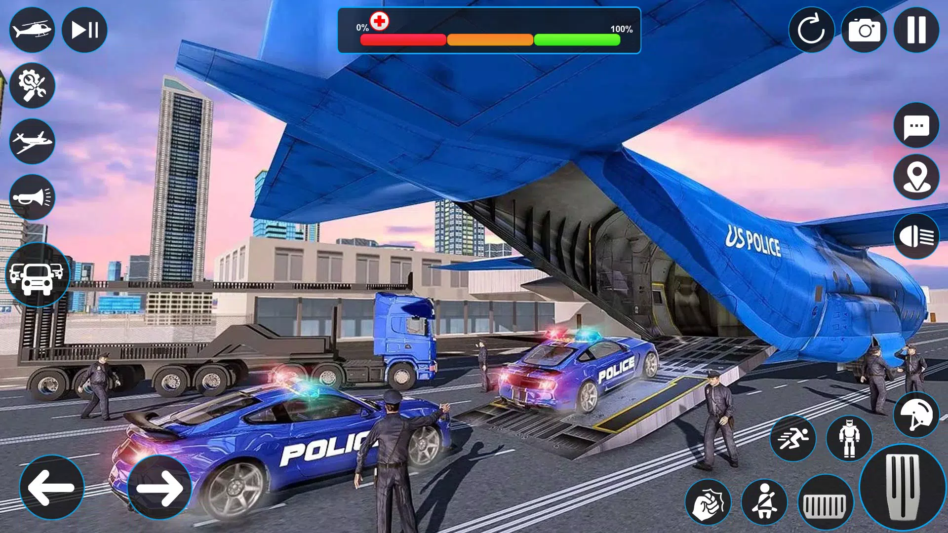 Police Robot Transport Games 스크린샷