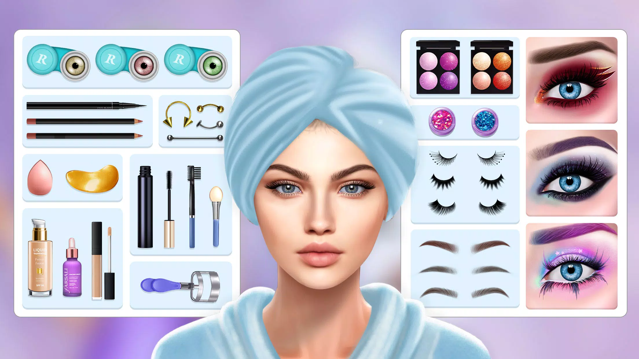 ASMR Eye Art: Eye Makeup Game Screenshots