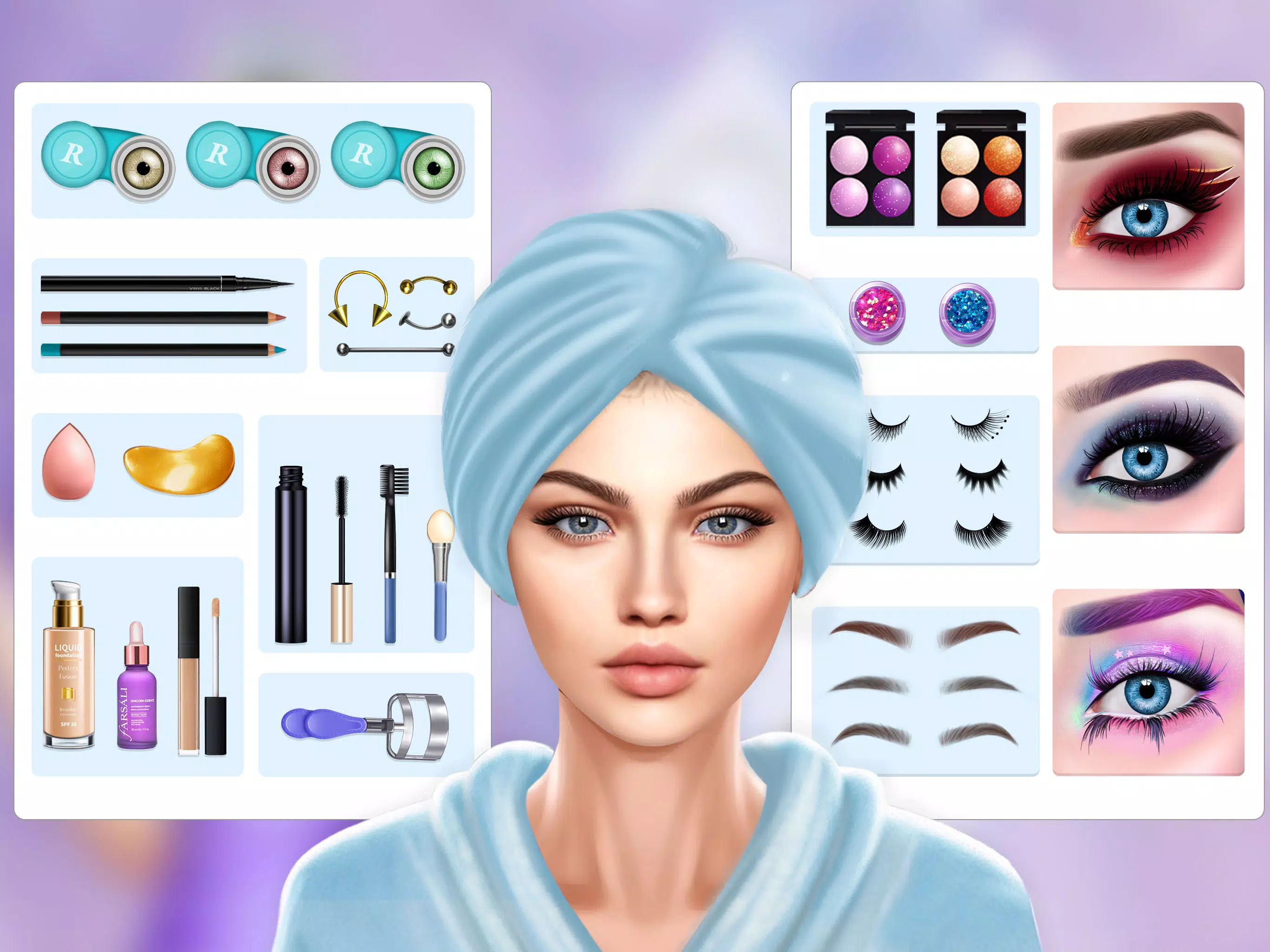 ASMR Eye Art: Eye Makeup Game Screenshots