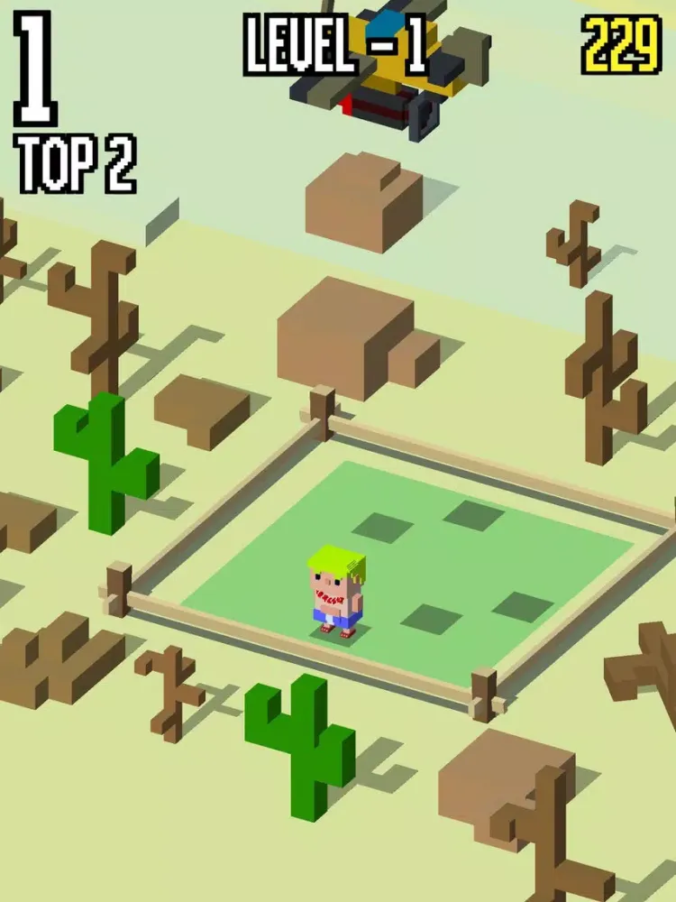 Tangkapan skrin Dizzy Donald iPad 