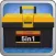 iToolkit free-flashlight,dual level,battery master,calculator,unit converter