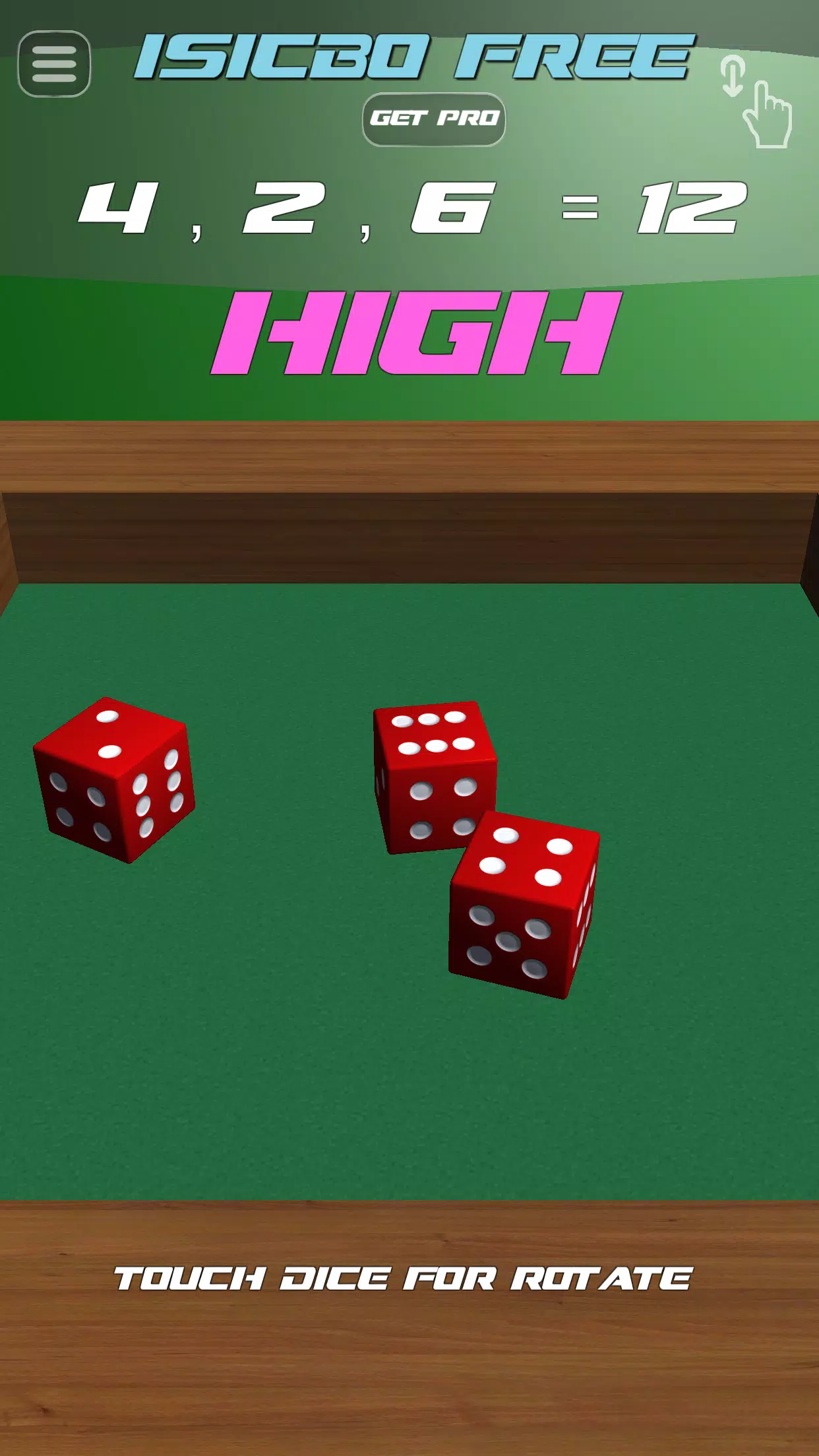 iSicbo Free Screenshots
