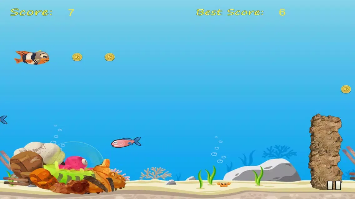 Screenshot di A Fish in the Sea: An Underwater Splashing Adventure