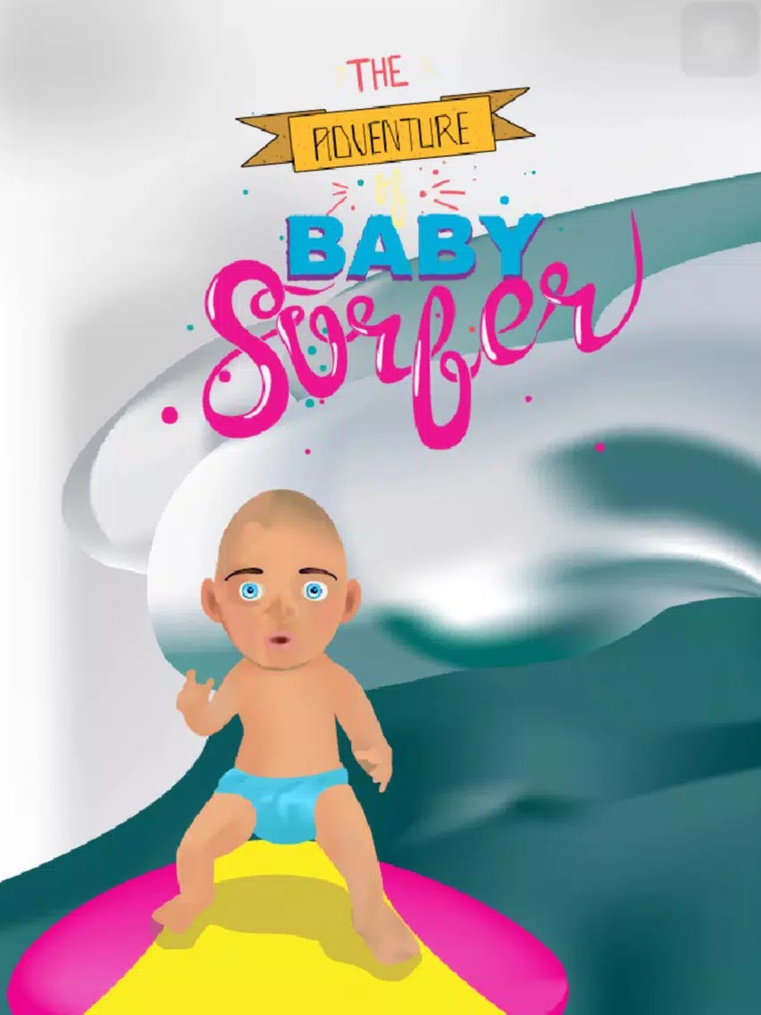 A Surfing Baby: Water Sports Adventure in Surf City iPad 应用截图