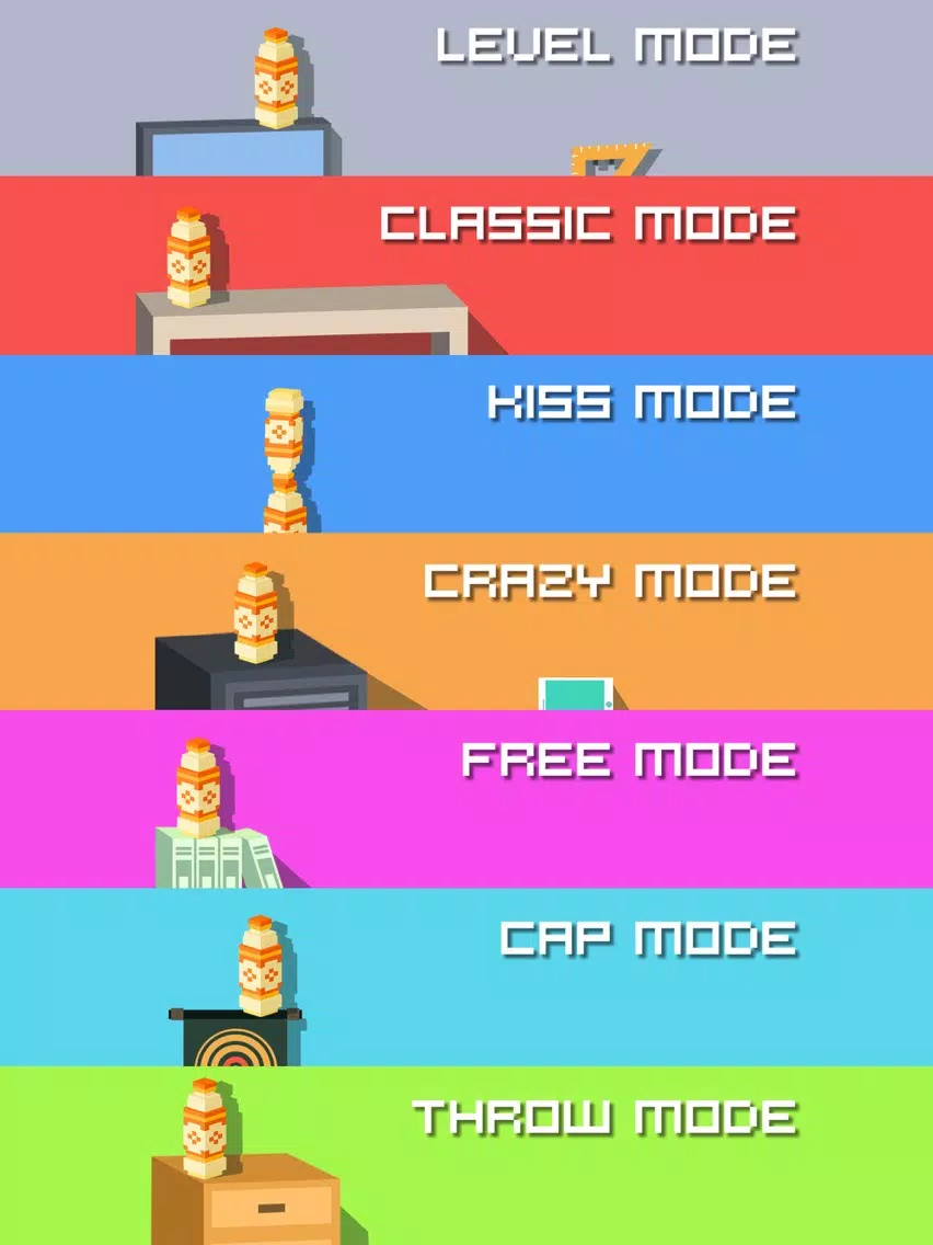 Tangkapan layar Bottle King: Hardest Flip Bottle Game iPad