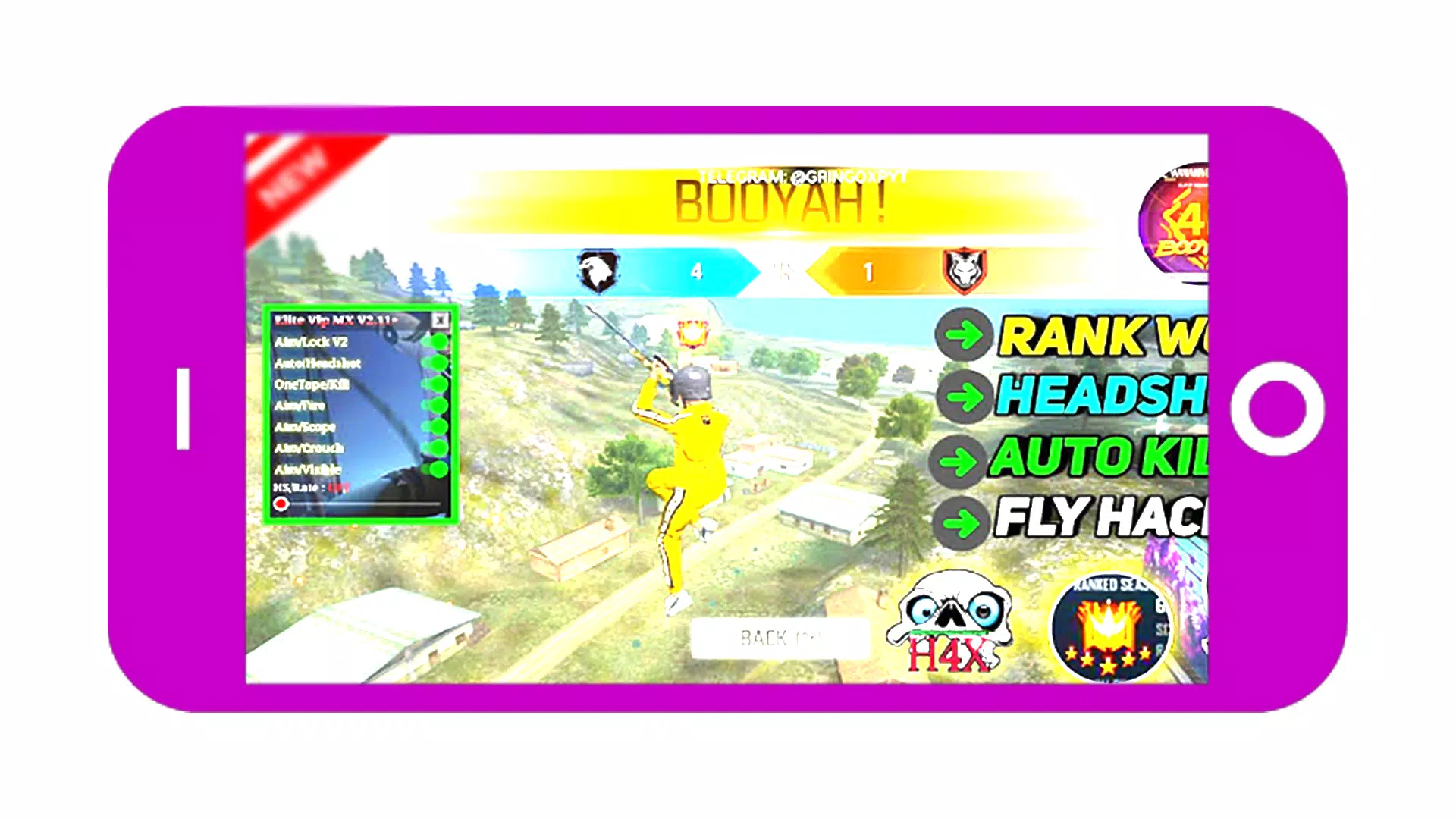FFH4X Advice For Fire Mod Menu Screenshots