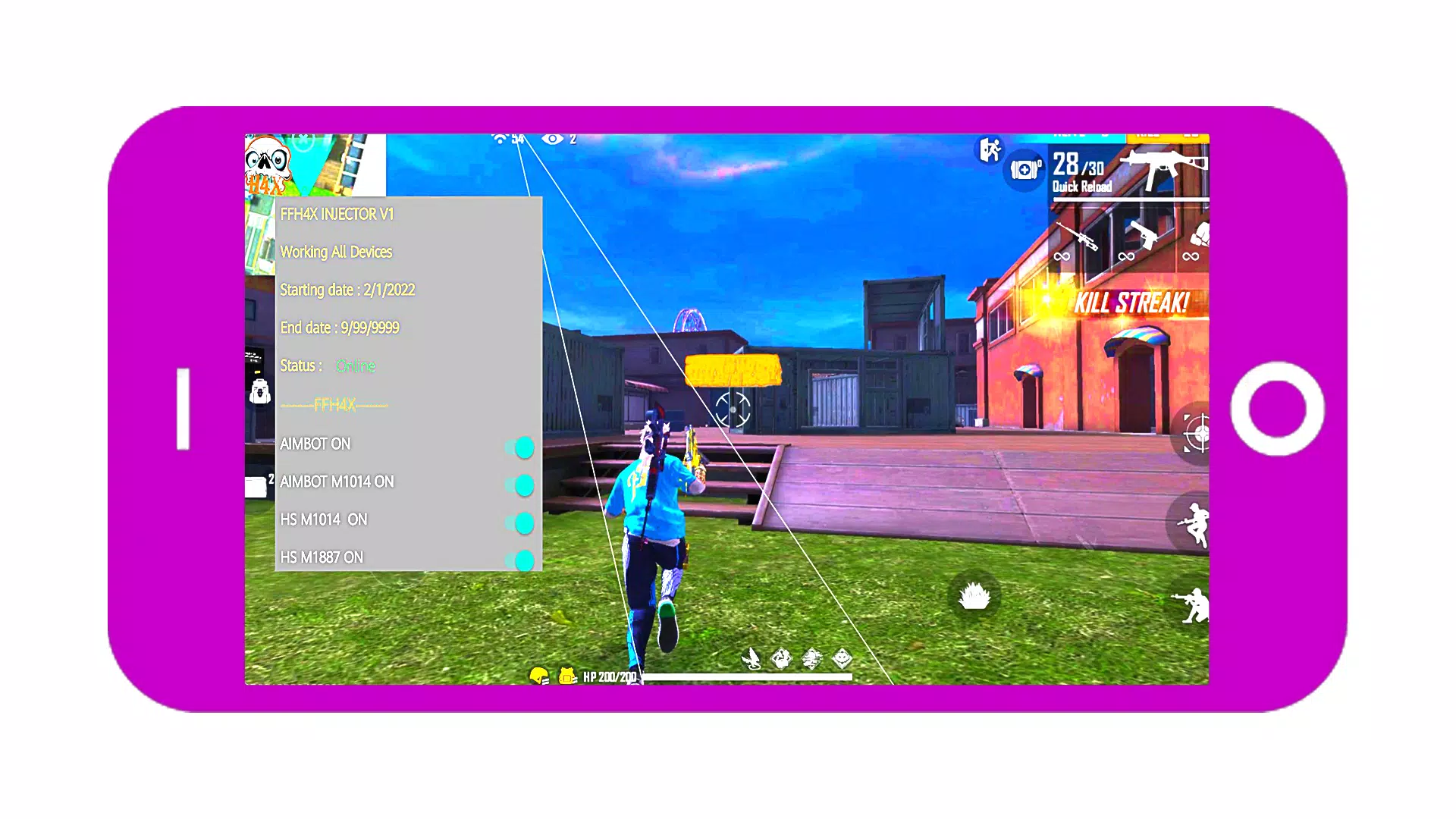 FFH4X Advice For Fire Mod Menu Screenshots