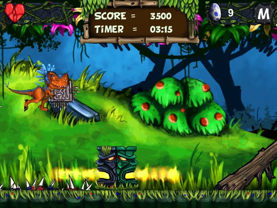 Tangkapan skrin Tyrunasaurus iPad 