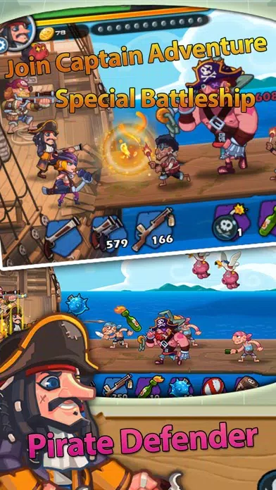 Pirate Defender: TD Shooting স্ক্রিনশট