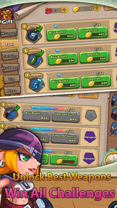 Pirate Defender: TD Shooting স্ক্রিনশট